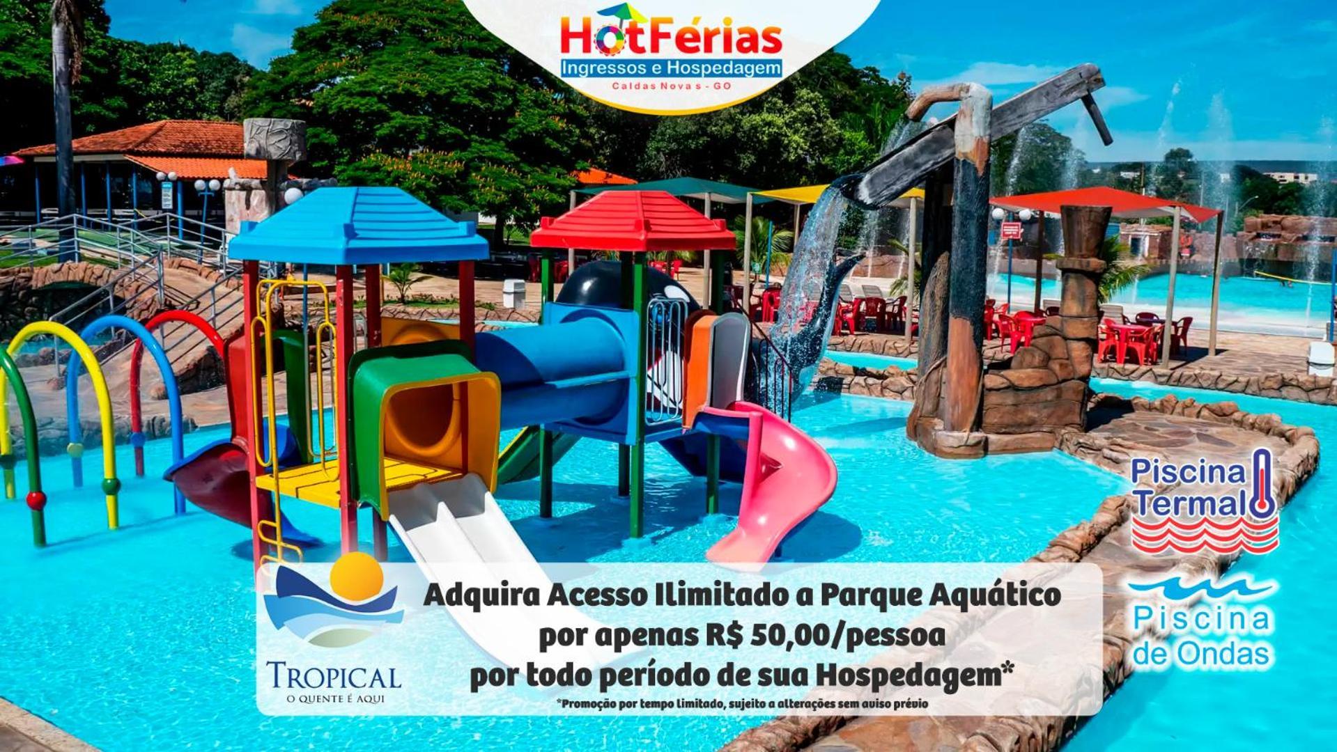 Golden Dolphin Express: Beachside Comfort With 24/7 Pools Apartment Caldas Novas